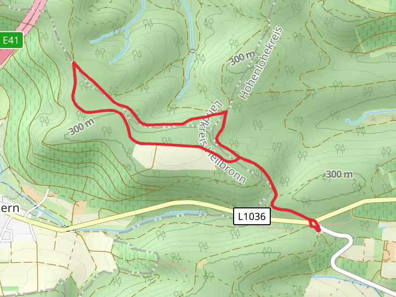 Egelseeweg and WT9 Panoramaweg Eberstadt Loop