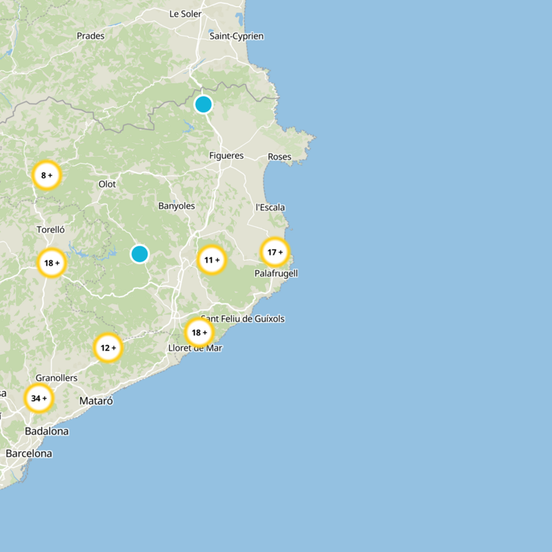 Palafrugell Static Map