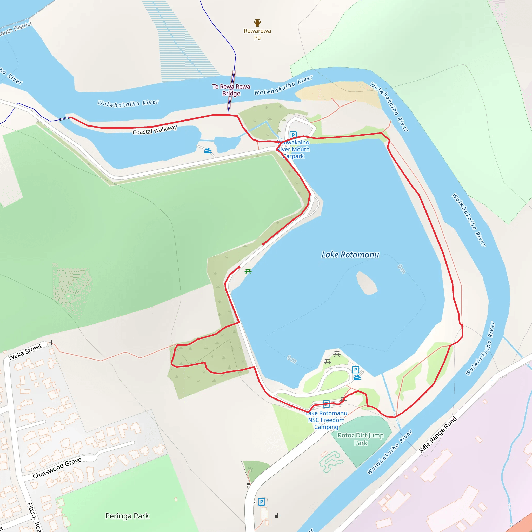 Lake Rotomanu Loop mobile static map