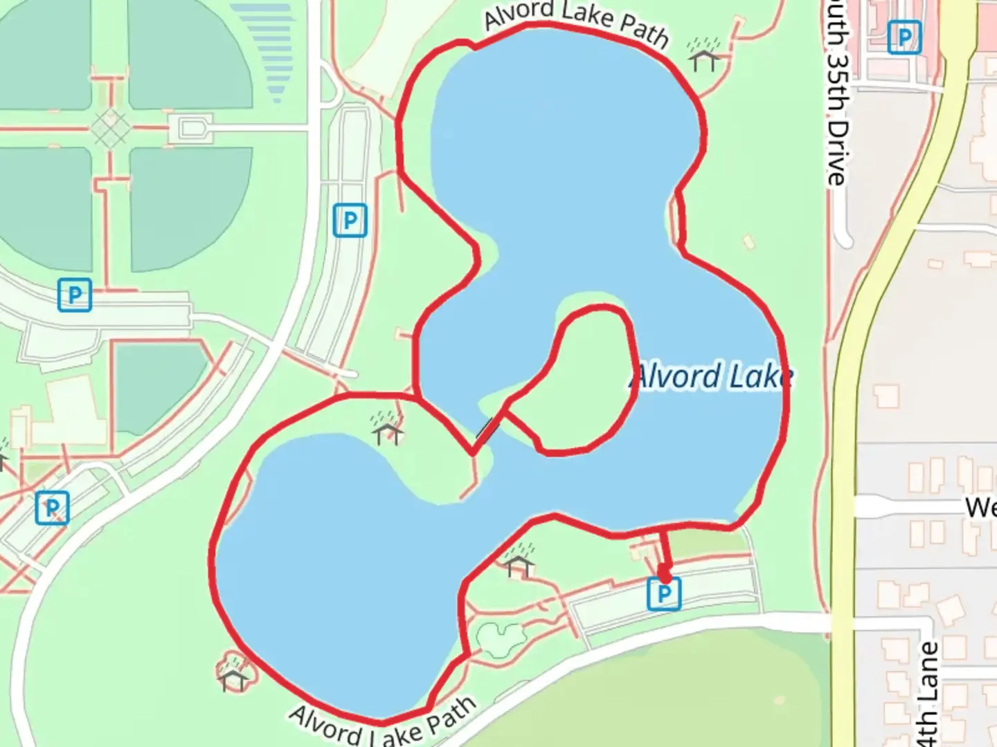 An image depicting the trail Alvord Lake Loop and its surrounding area.