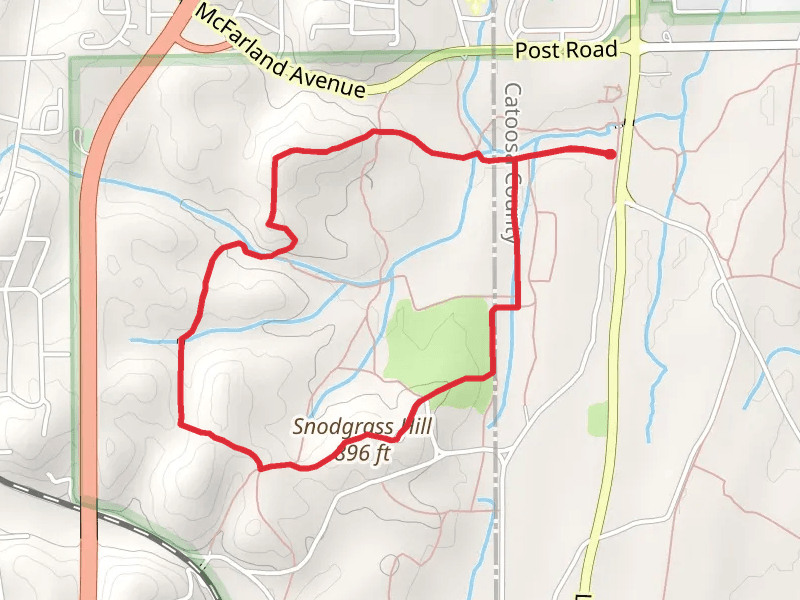Snodgrass Hill Loop from Lafayette Highway