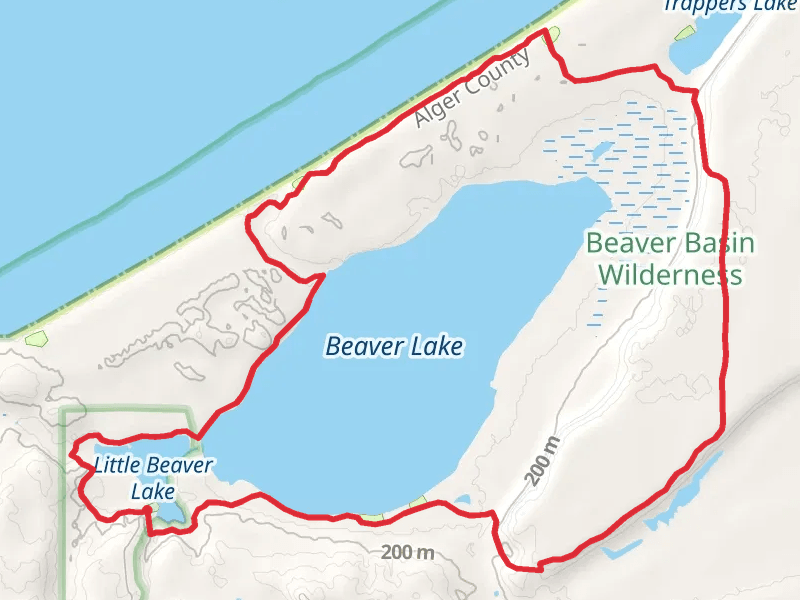 Beaver Lake and Little Beaver Lake Loop via NCT