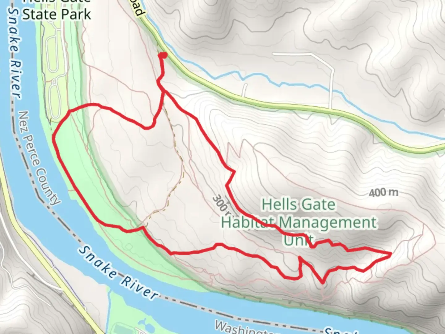 An image depicting the trail Laurel Vista and Everest Loop and its surrounding area.