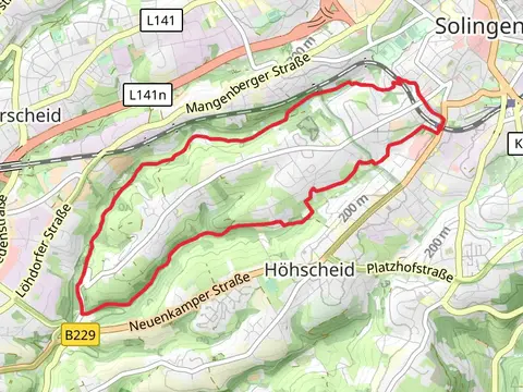 Liewerfrauenweg and Rund um Merscheid