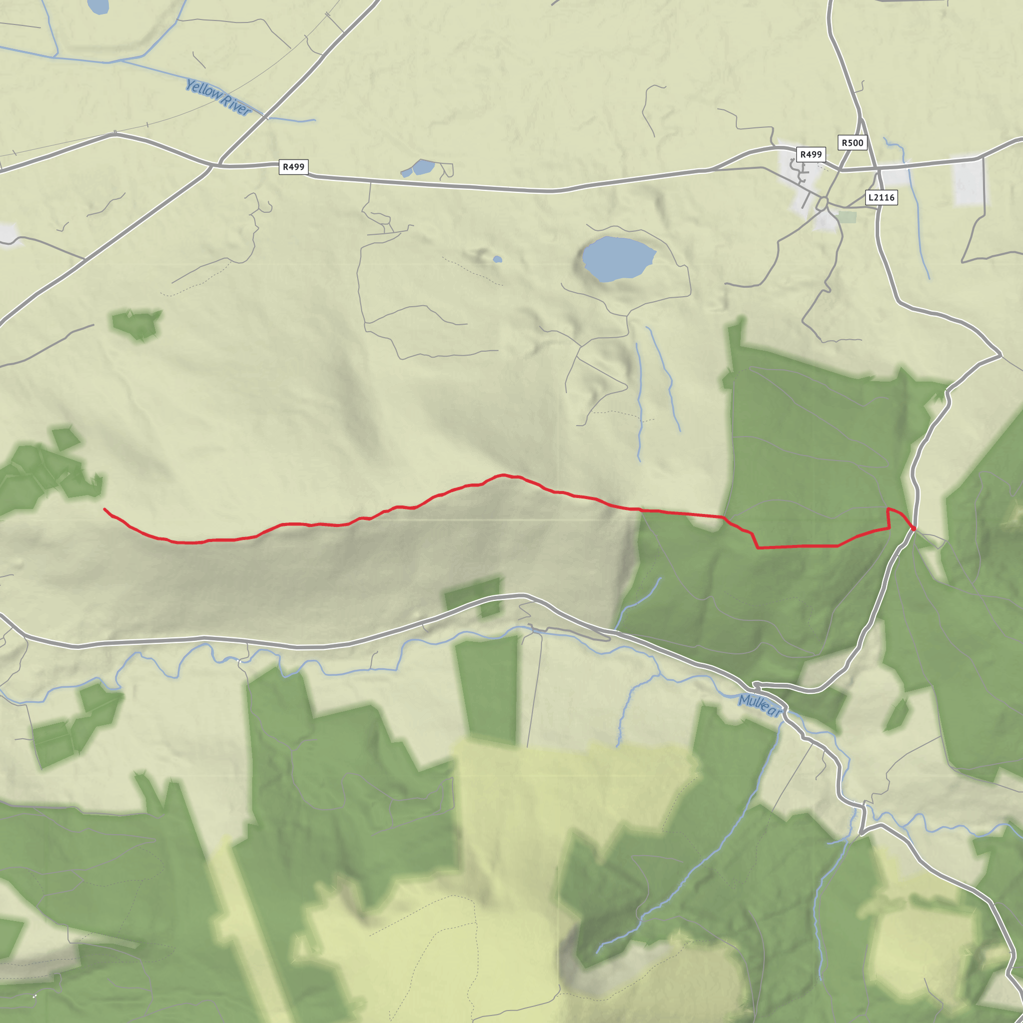 Silvermine Mountains West Top mobile static map