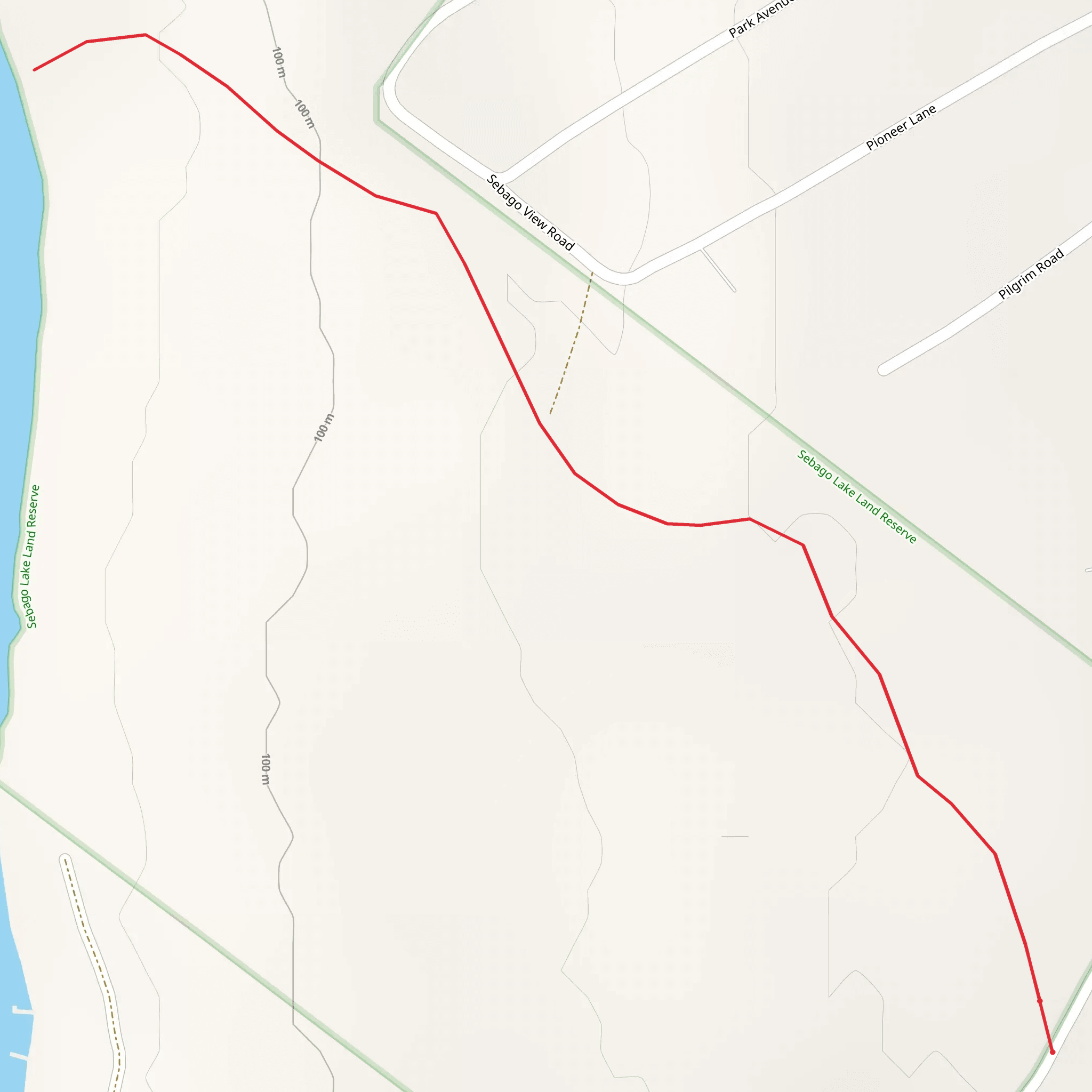 Presumpscot River from Pond Road mobile static map