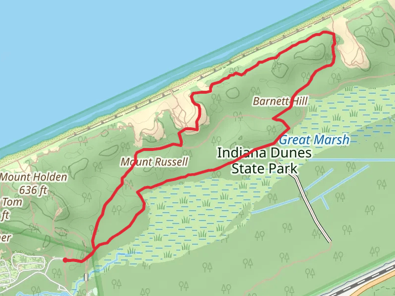 Barnett Hill - Mount Russell Loop