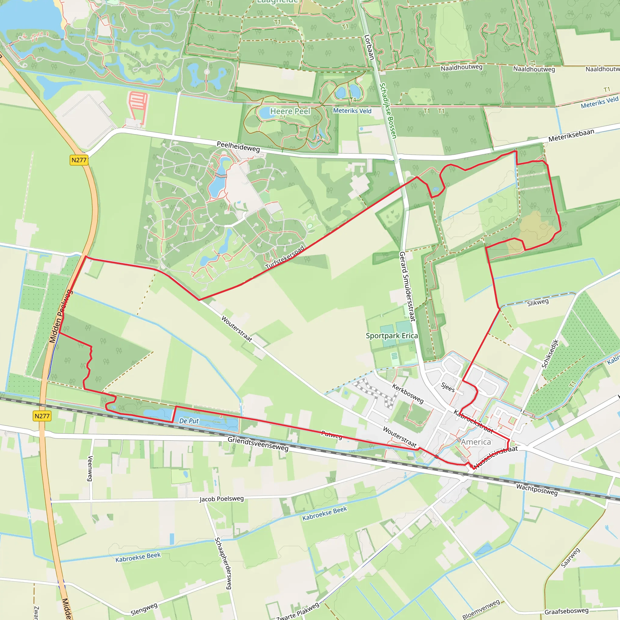 De Put via Put Weg and Silk Weg mobile static map