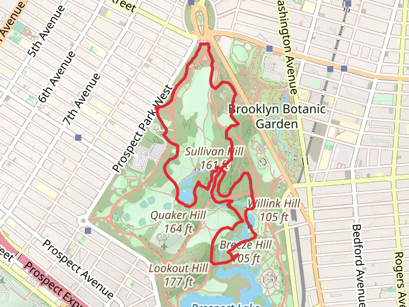 Binnen Water and Sullivan Hill Loop