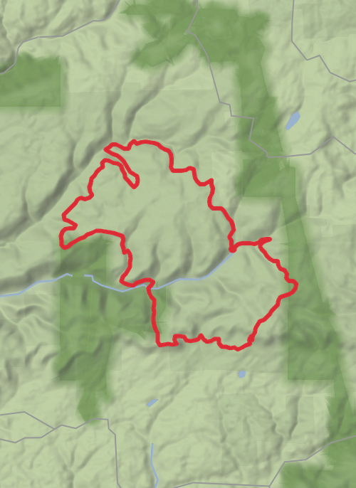 Old Logger's Path mobile static map
