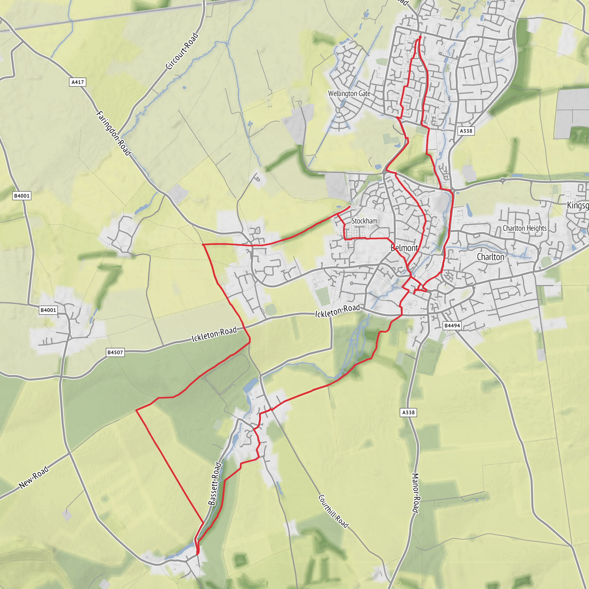 Letcombe Valley Nature Reserve mobile static map