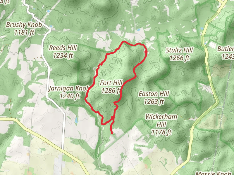 Fort Hill Gorge Loop Trail