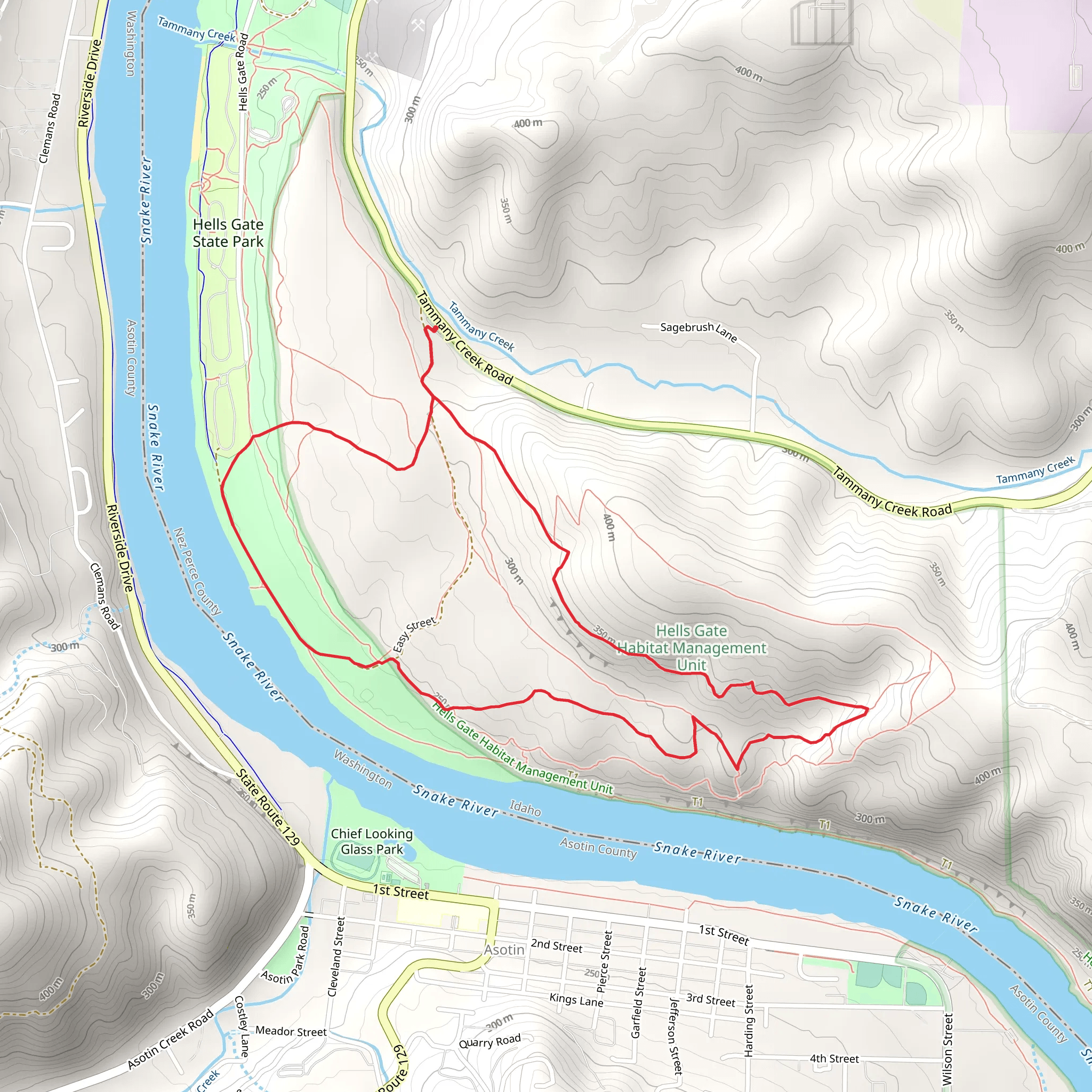 Laurel Vista and Everest Loop mobile static map