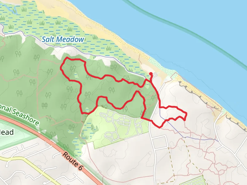 Head of Meadow Beach Loop Trail