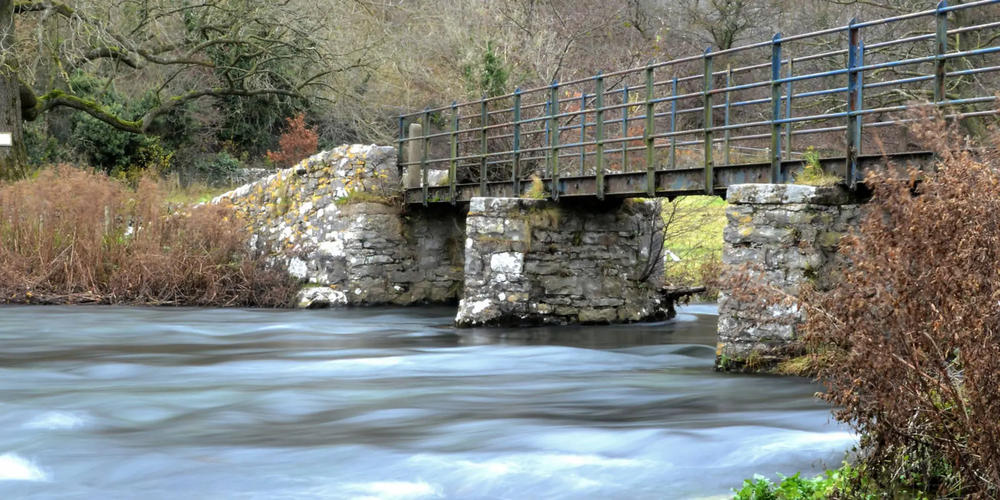 An image depicting the trail Monsal Trail and its surrounding area.