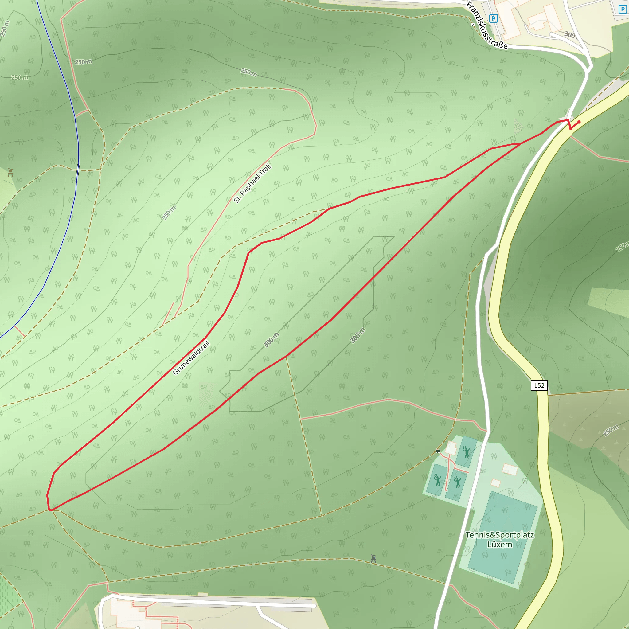 Grünewaldtrail Loop mobile static map