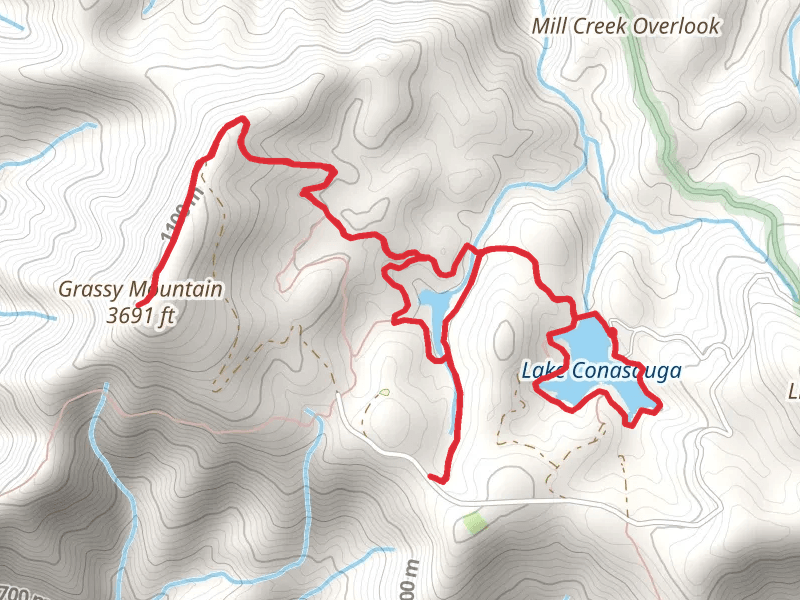 Lake Conasauga, Grassy Mountain and Beaver Pond Loop