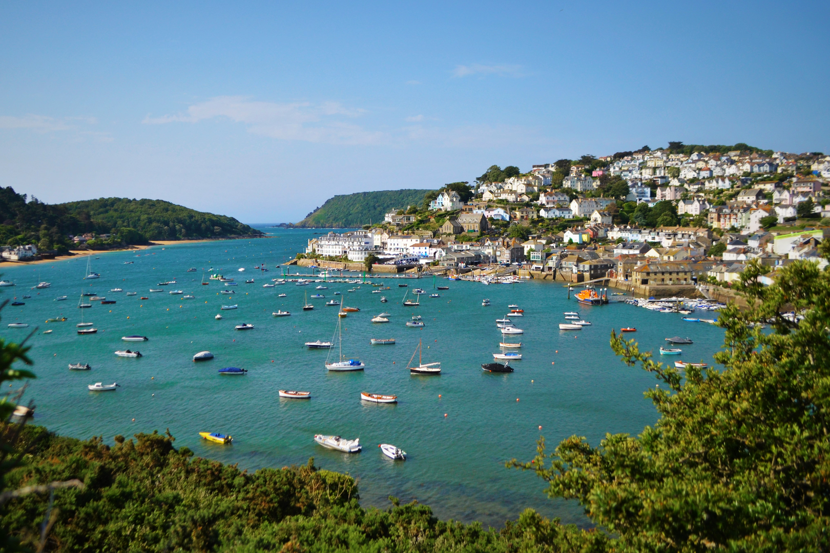 An image depicting the trail Bigbury on Sea to Salcombe Walk and its surrounding area.