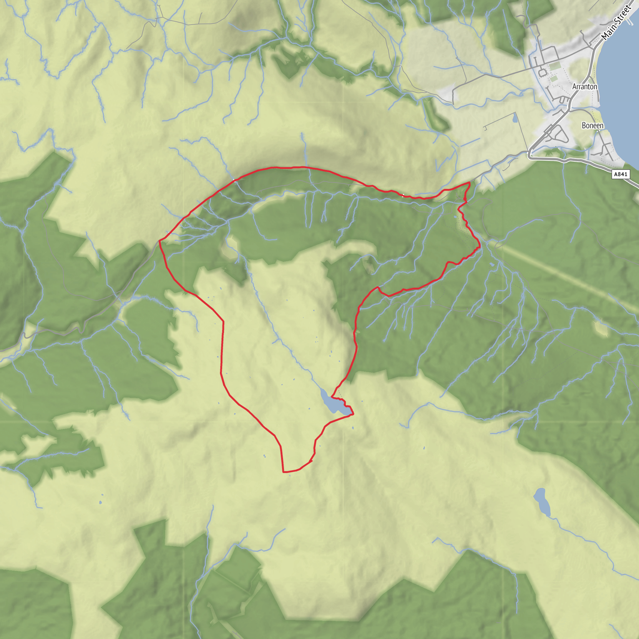 Uri Loch and Tigvein Loop mobile static map