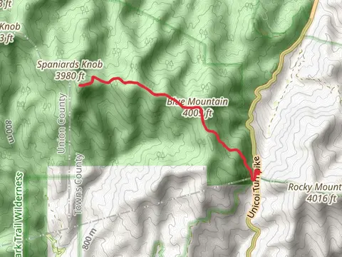 Red Knob and Blue Mountain via Appalachian Trail