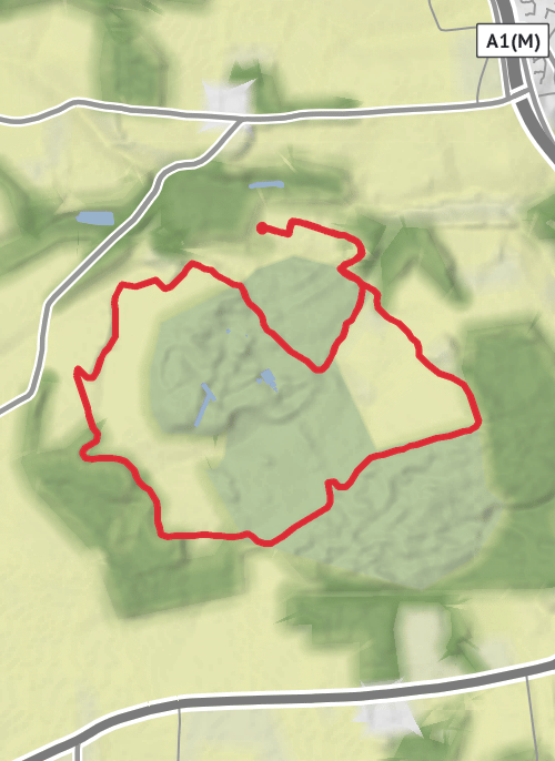 Leeds Trail Running mobile static map