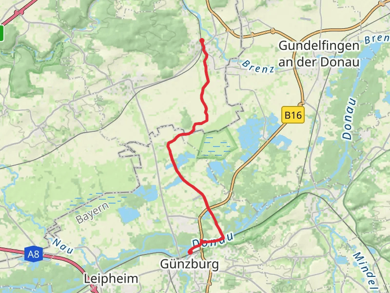 Sontheim to Gunzburg Walk