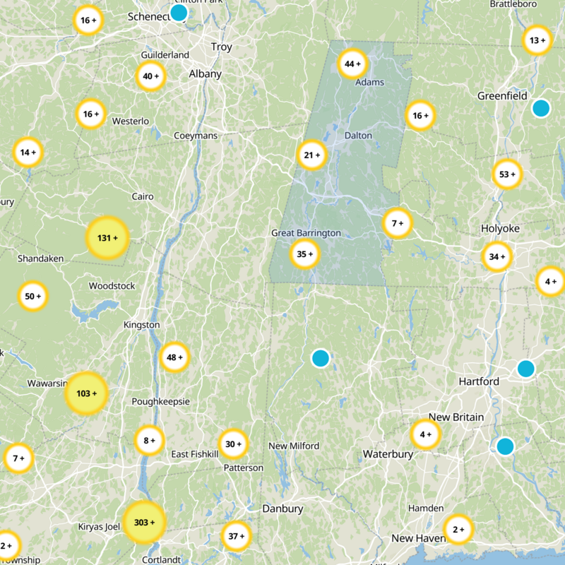 Berkshire County Static Map