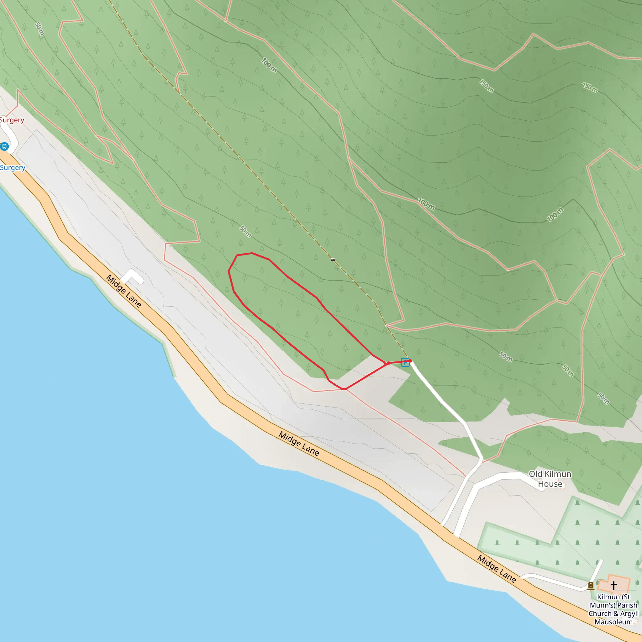 John Jackson Loop Trail mobile static map