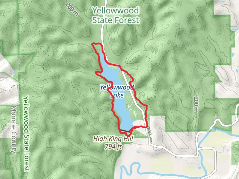 Yellowwood Lake Loop Trail