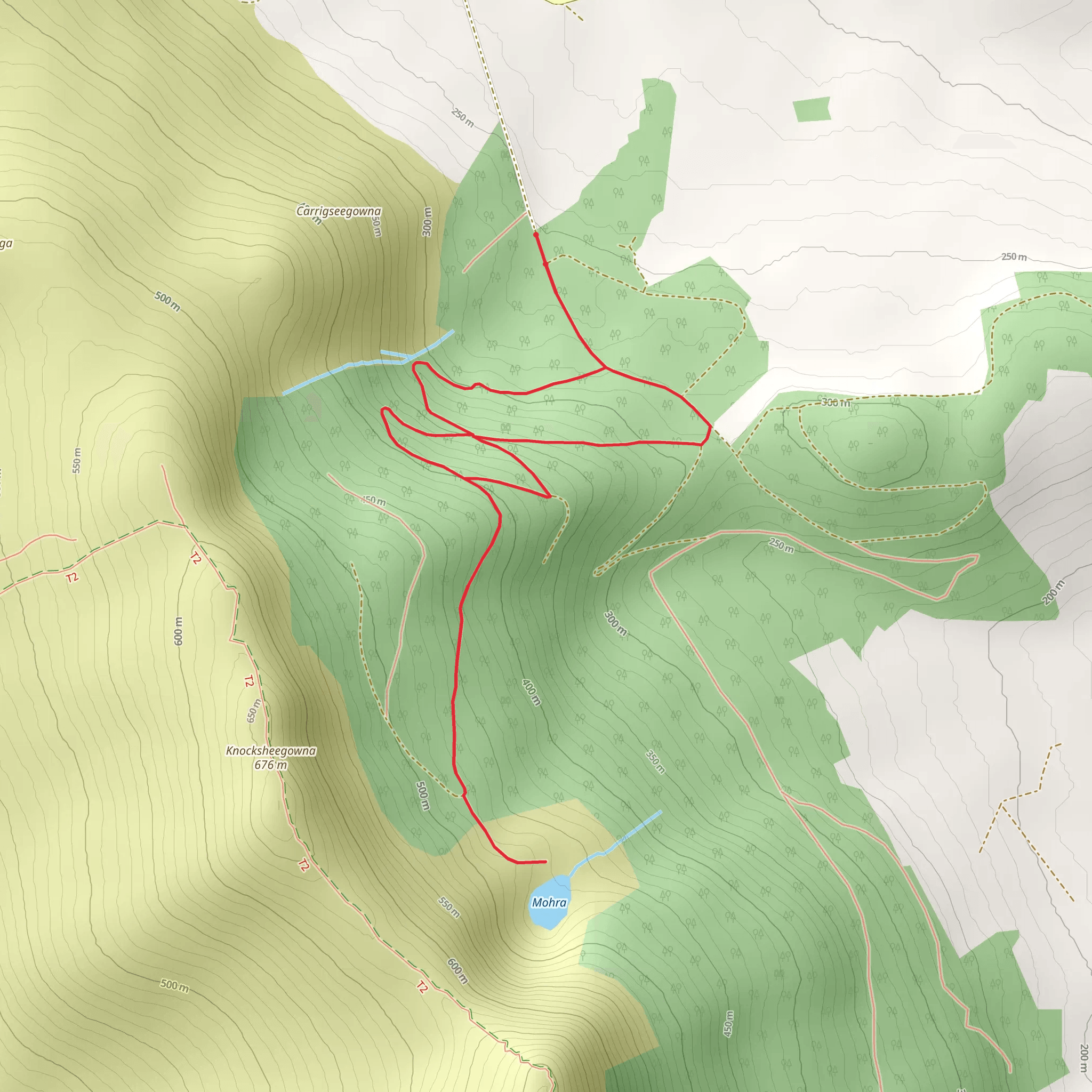Lough Mohra Loop mobile static map