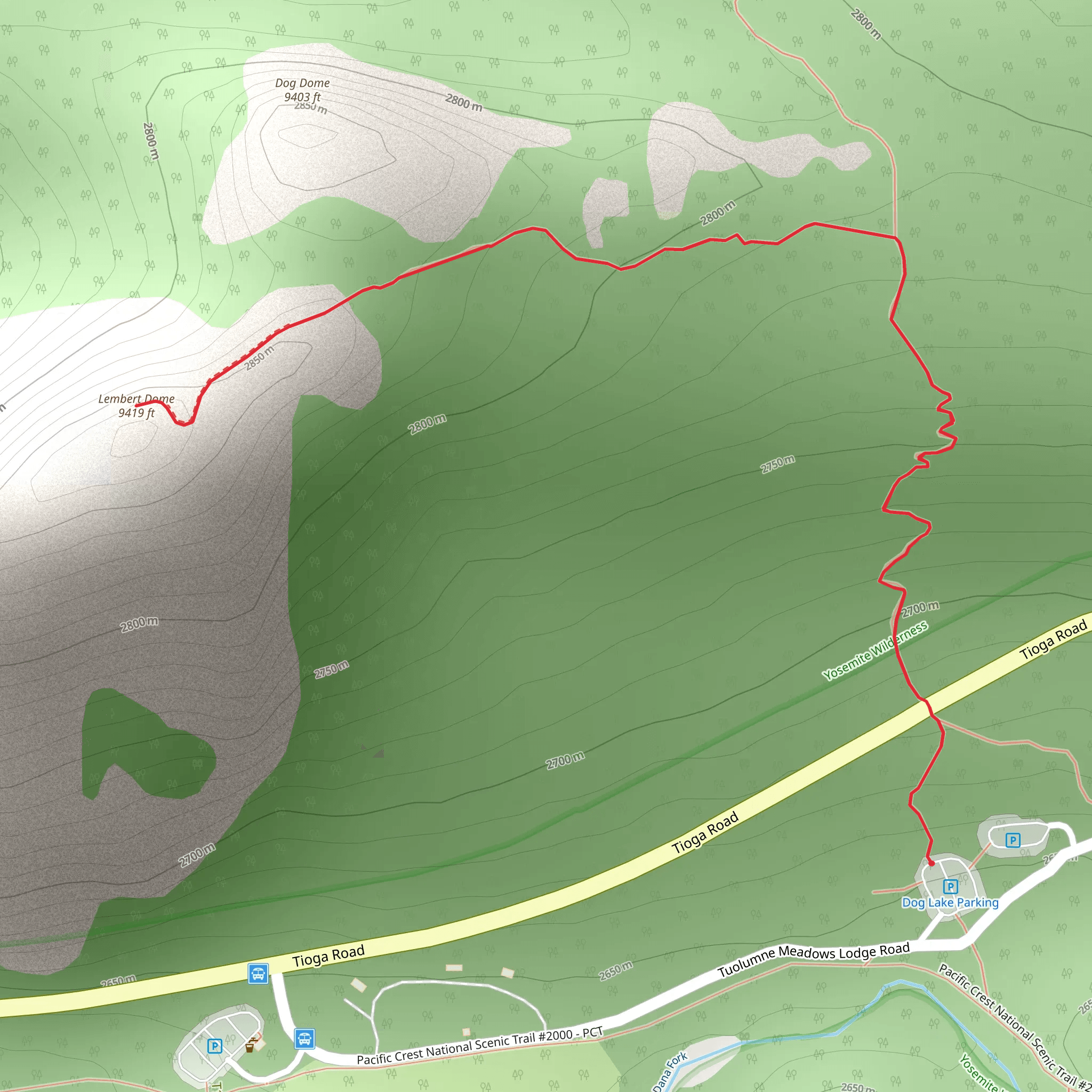 Lembert Dome mobile static map