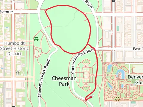 Cheesman Park Loop - North