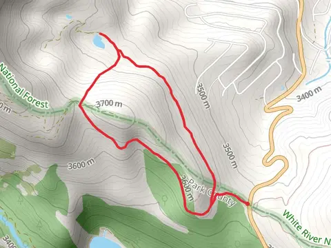 Crystal Lake Loop from Country Road 2
