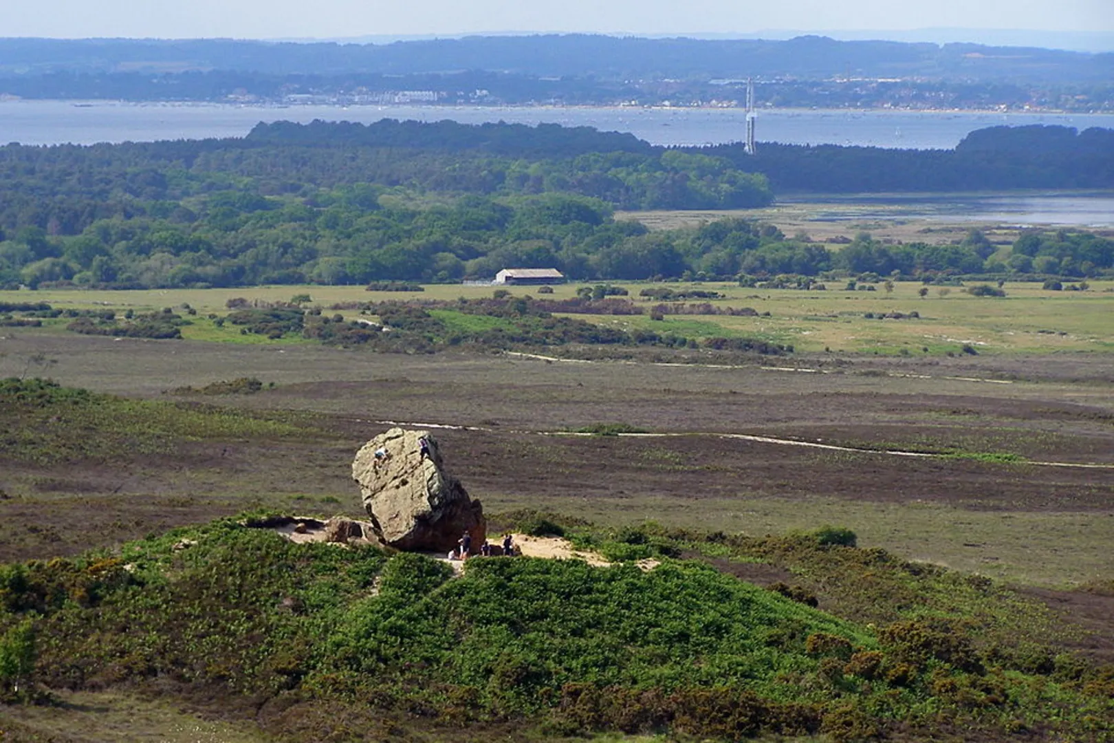 An image depicting the trail Agglestone Rock Loop and its surrounding area.