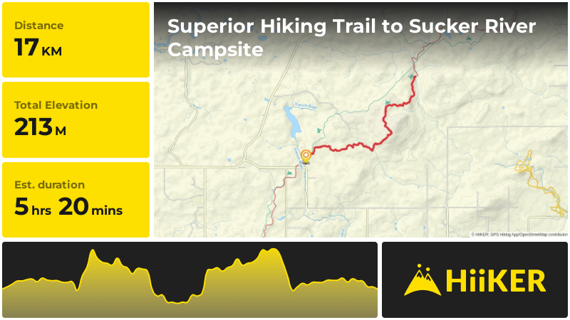 Superior Hiking Trail to Sucker River Campsite | Saint Louis County
