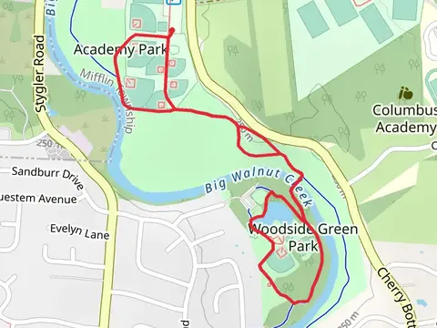 Academy Park to Woodside Green Park Loop