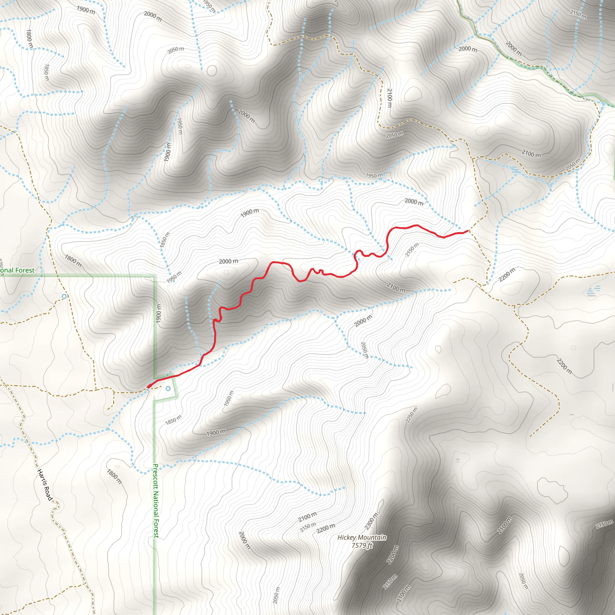 Coyote Trail mobile static map