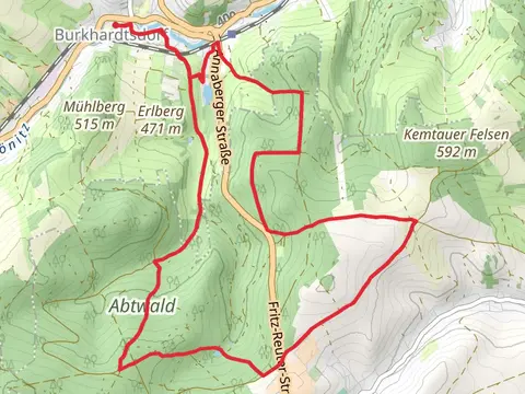 Rundweg Burkhardtsdorf and Zwönitztal Wanderweg