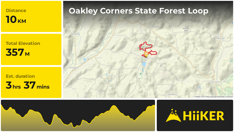 Oakley Corners State Forest Loop | Tioga County | New York