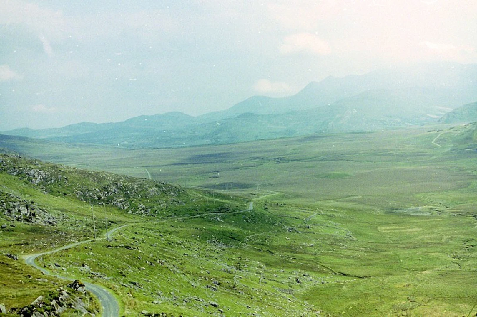 An image depicting the trail Knocknacusha Mountain Walk and its surrounding area.