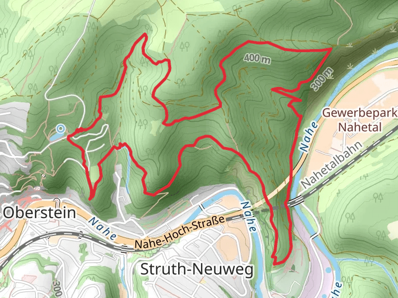 Saae Hunsrueck Steig and Nahe Felsen Weg