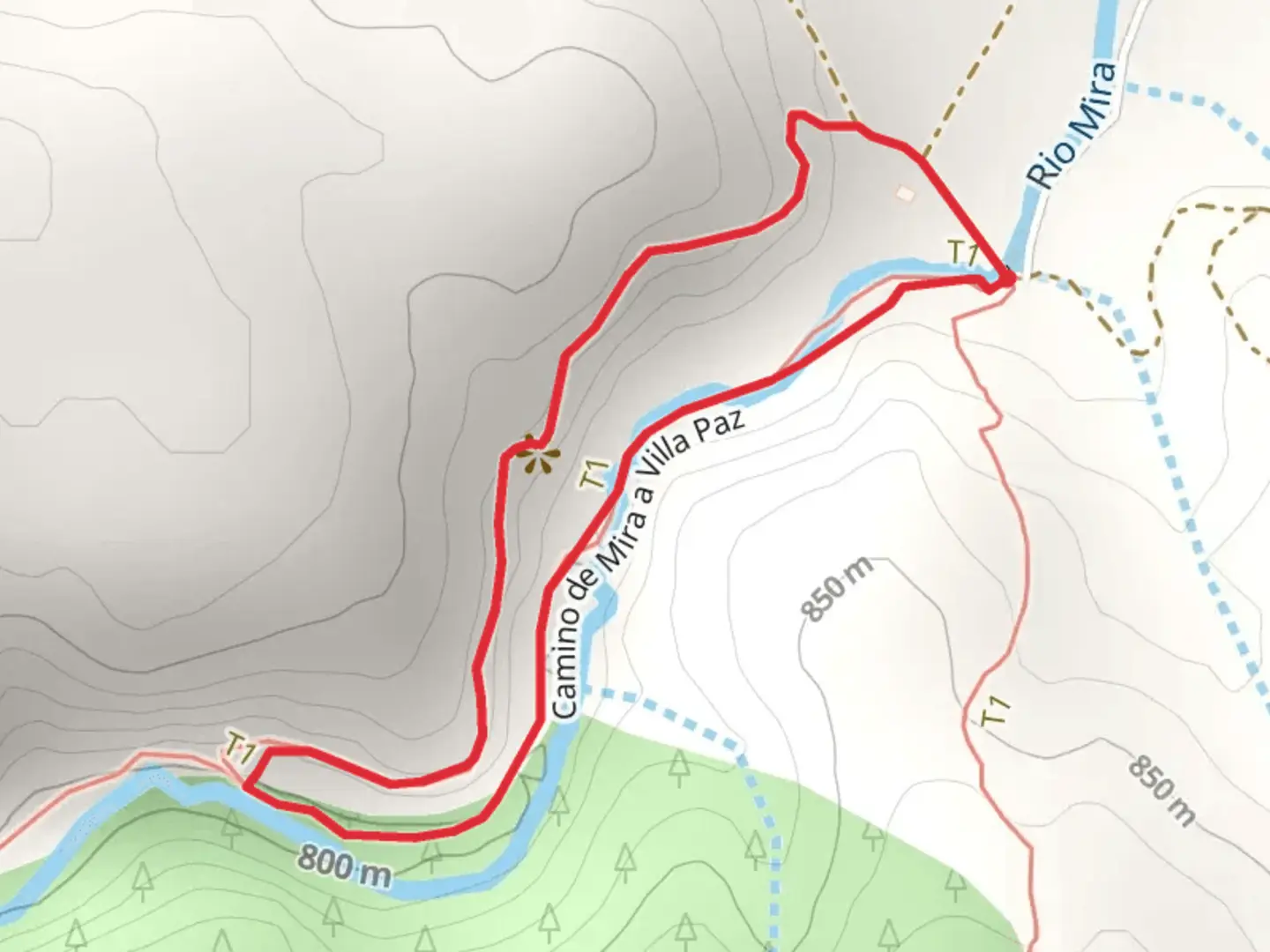 An image depicting the trail Hoz de Mira Botanical Walk SL CU 6 and its surrounding area.
