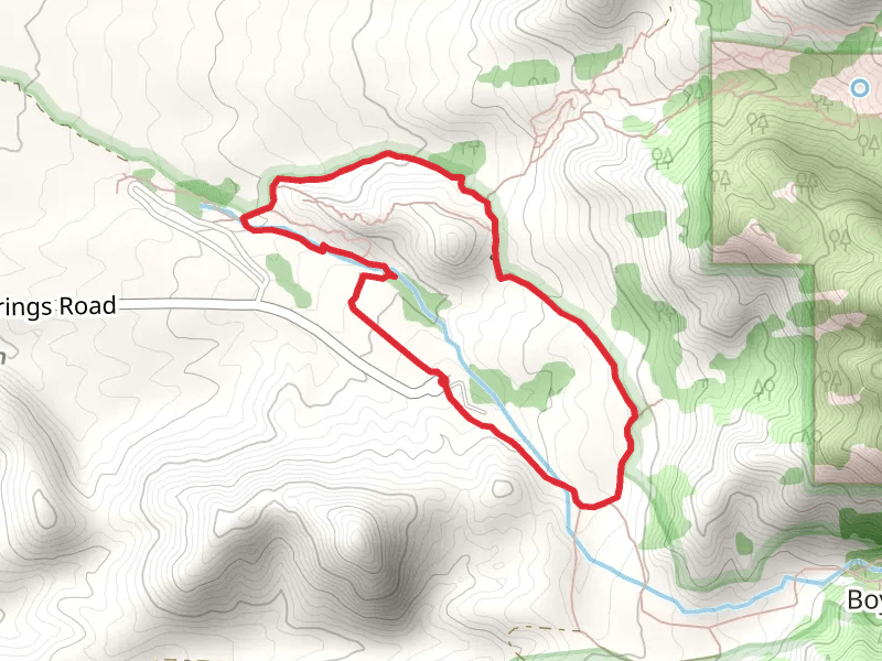 Crawford and La Cueva Loop Trail