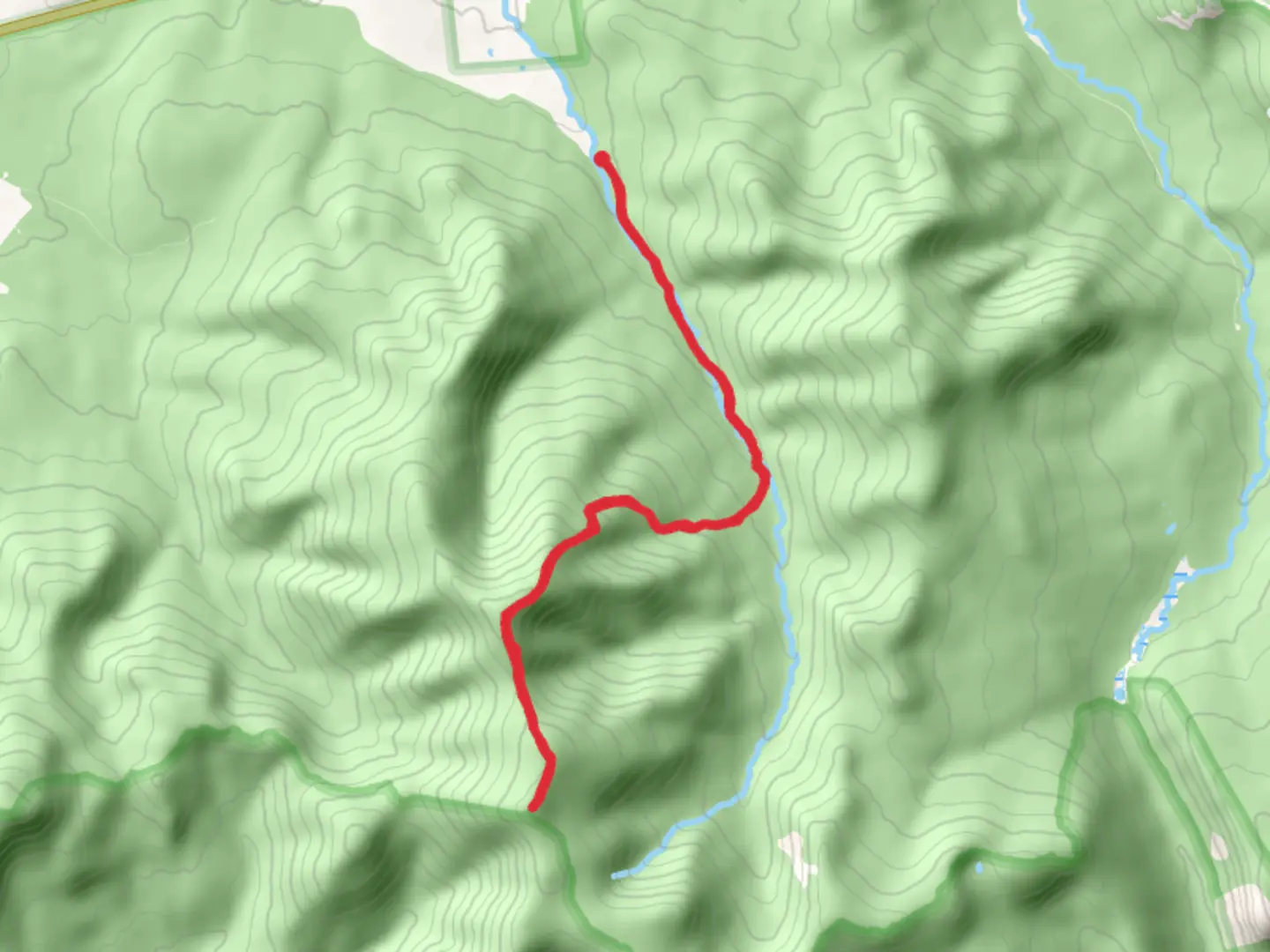 An image depicting the trail North Twin and South Twin Mountain and its surrounding area.