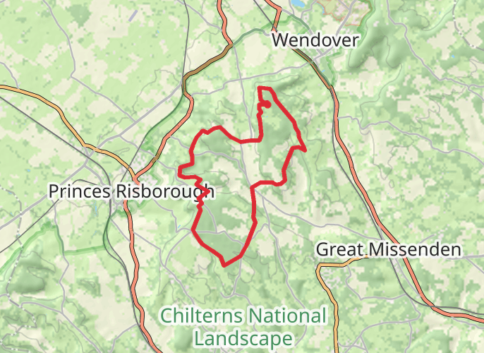 Coombe Hill and Hampdens mobile static map