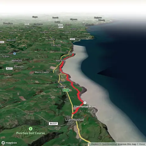 Llanrhstud to Aberaeron