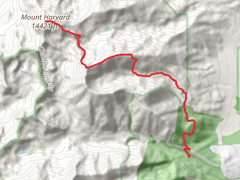 Mount Harvard and Mount Columbia via Colorado Trail
