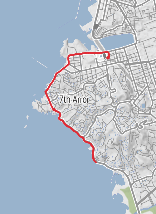 Marseille Course à pied mobile static map