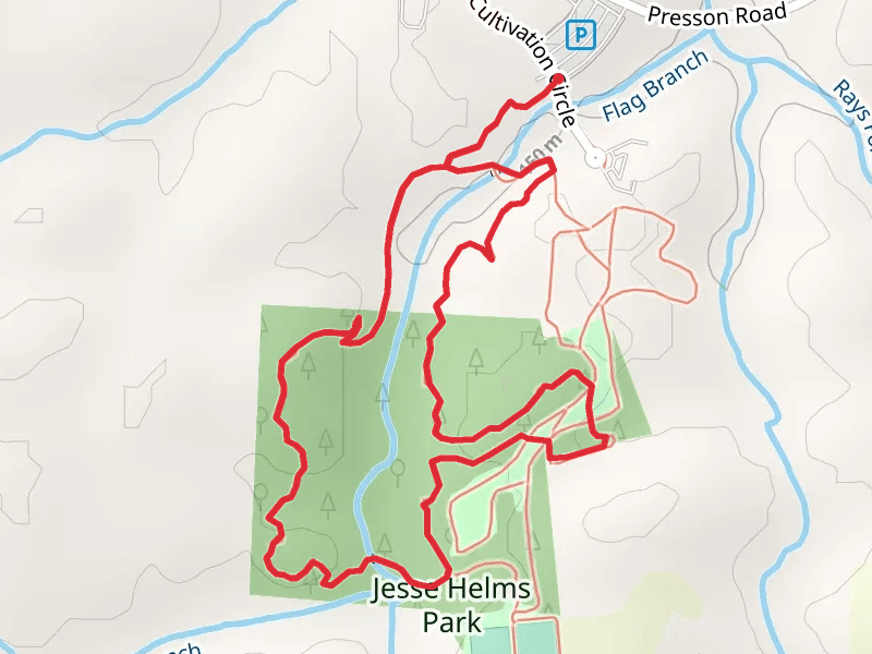 Flag Branch Loop via Heritage Trail