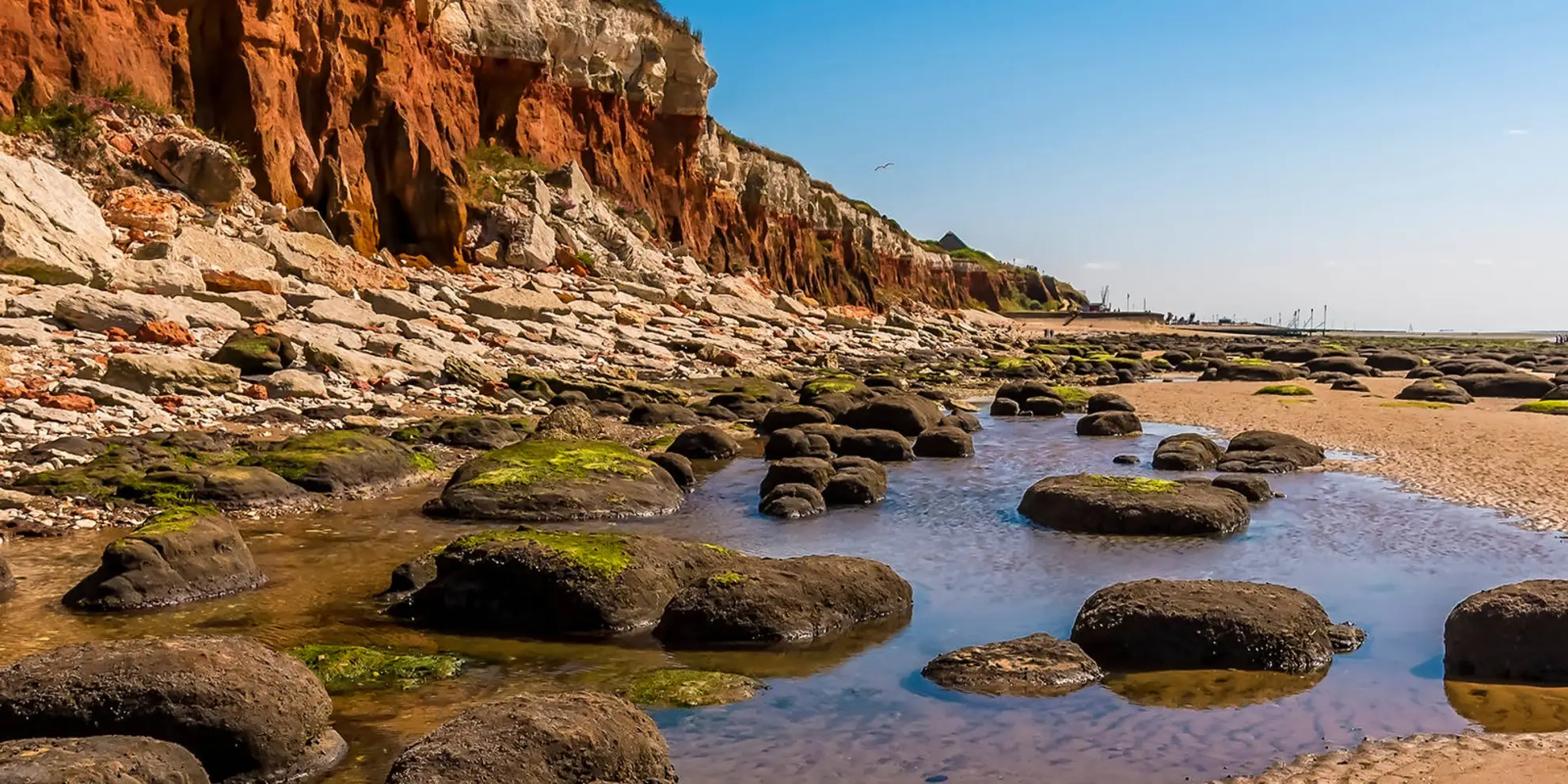 An image depicting the trail Old Hunstanton to Thornham by the Coast Path and its surrounding area.